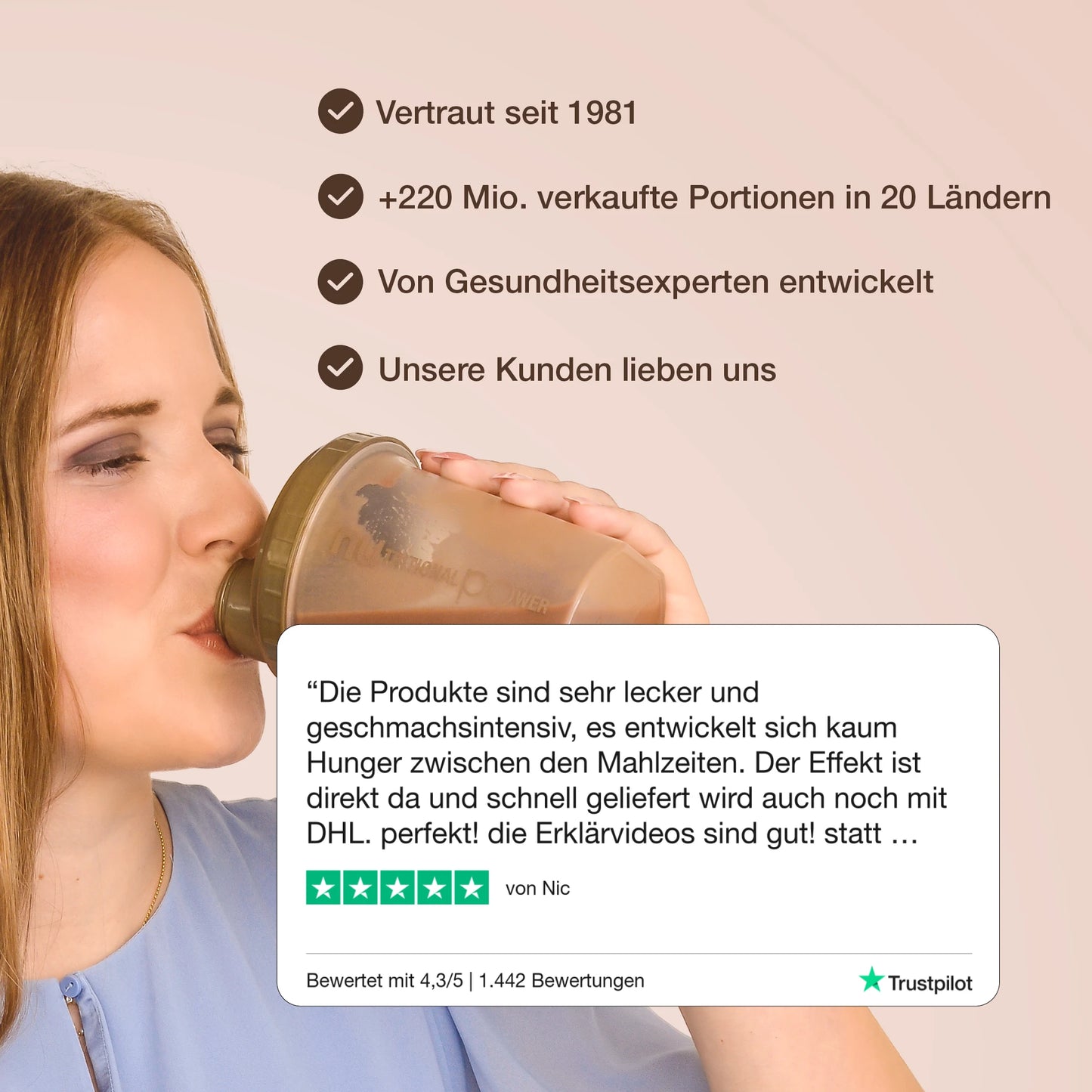 Chocolate Diätshake – Trustpilot