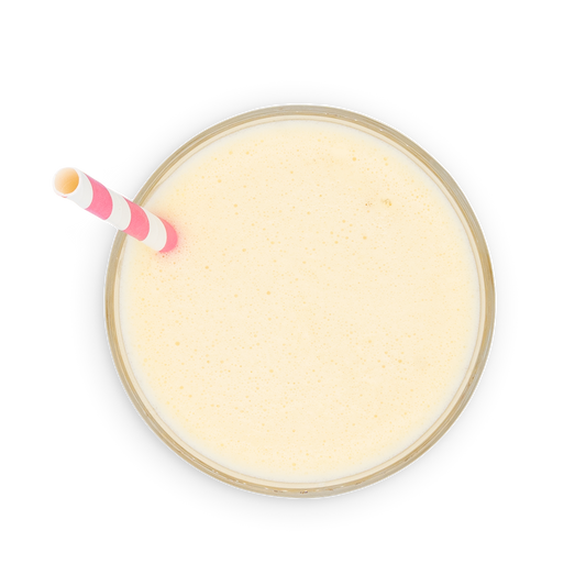 Diet Mango Vanilla Shake - mit Beeren und fettarme Milch