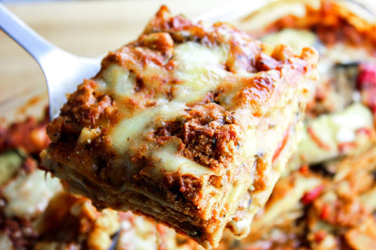 Lasagne mit Auberginenscheiben