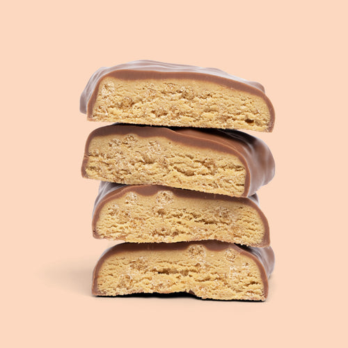 Nupo One Meal Bar Toffee Crunch gebrochener Riegel mit Karamell – cremige Füllung und knusprige Textur