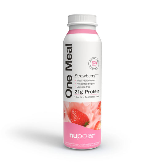 Nupo One Meal RTD Strawberry Trinkfertiger Shake Produktbild